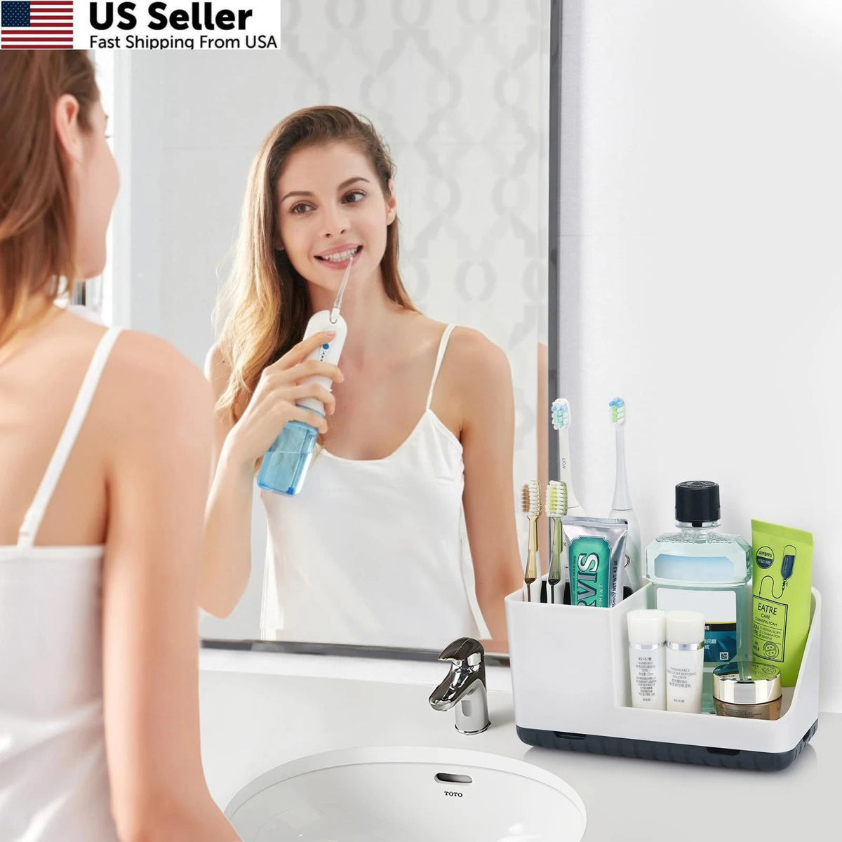 Bathroom Counter Organizer for Bathroom Storage