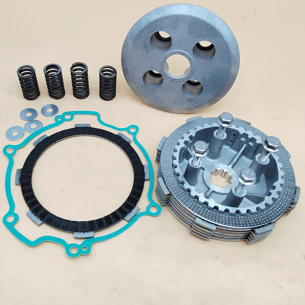 Clutch Kit Inner Hub Pressure Plate W/Gasket for Kawasaki KX80 KX85 KX100 KX112 (11061-0869 13087-1170 13187-1013 13088-1016 13089-1120)