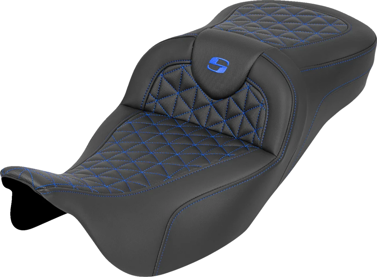 SADDLEMEN RoadSofa Tri Gripper Seat for Harley Davidson (2014–2023)