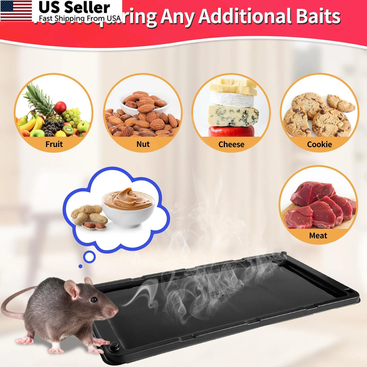20 Pack Sticky Mouse Trap for Home Use (No Specific Part Numbers)