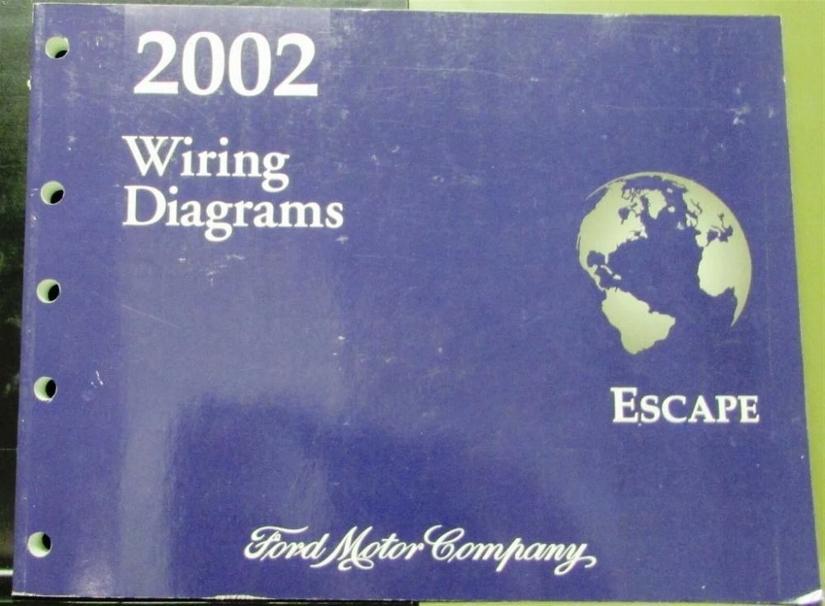 Electrical Wiring Diagram Service Manual for Ford Escape (2002)