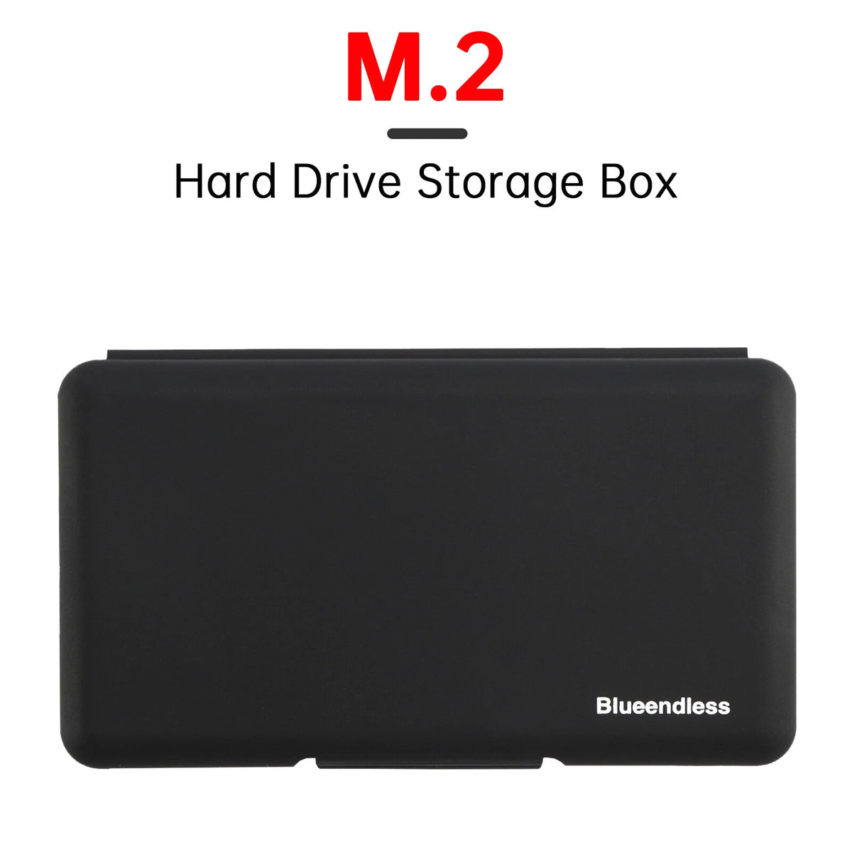 M2 Hard Drive Protection Box for SSD Storage (W003-B113-BLK)