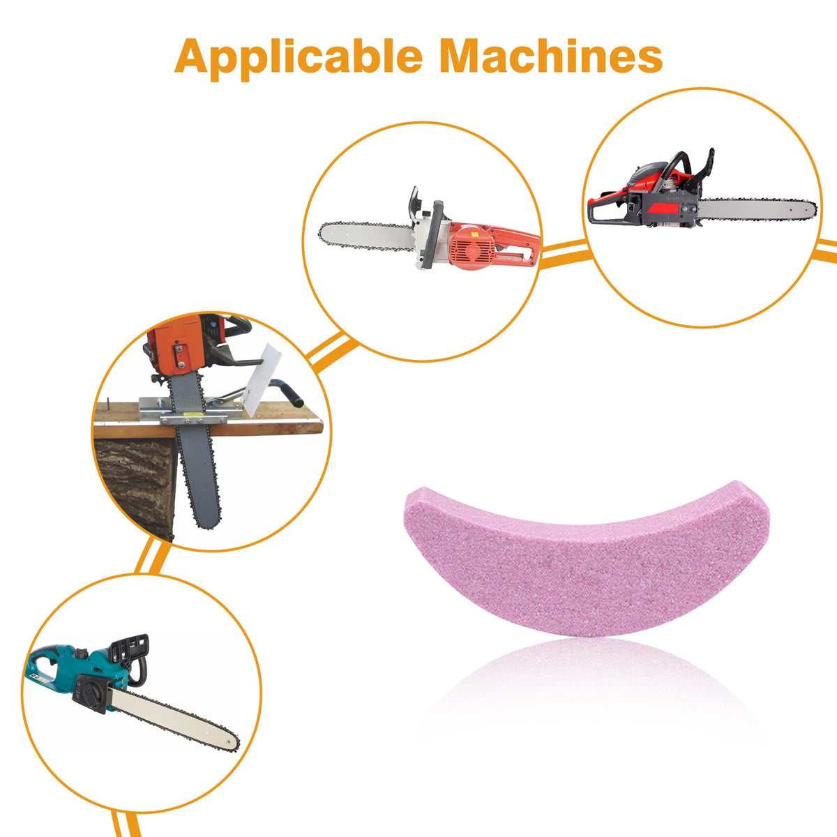 Chainsaw Teeth Sharpener for 14-20 Inch Chainsaws