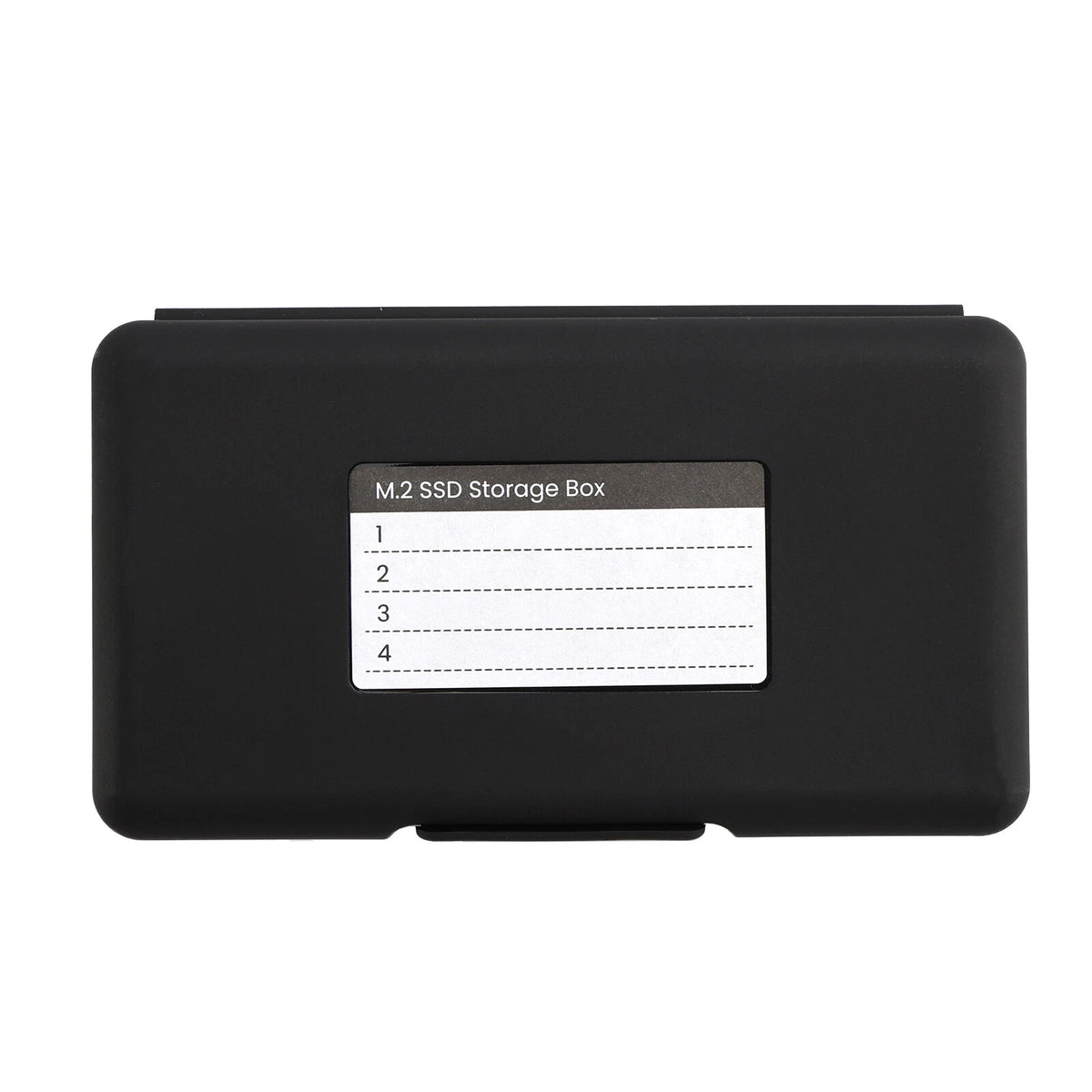 M2 Hard Drive Protection Box for SSD Storage (W003-B113-BLK)
