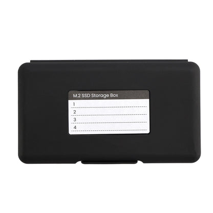 M2 Hard Drive Protection Box for SSD Storage (W003-B113-BLK)