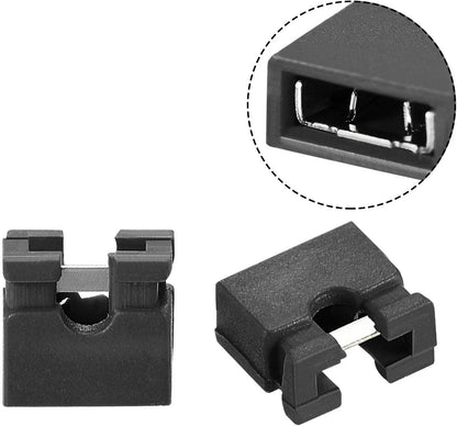 50pcs 2mm Standard Pin Header Jumper Cap Short Circuit Connection Cap