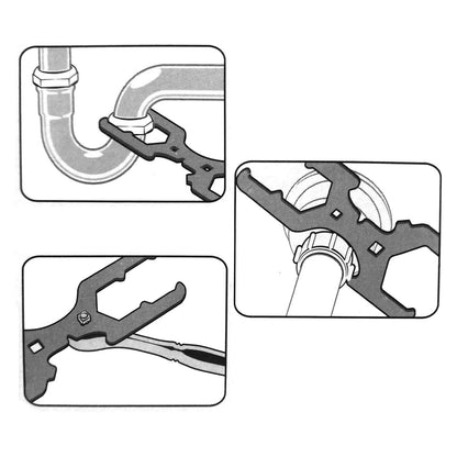3 Way Plumber's Sink Strainer Wrench for HAUTMEC