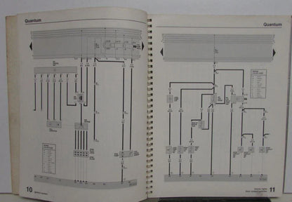 Electrical Wiring Diagrams for Volkswagen Quantum Vanagon (1987)