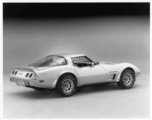 Turbo Corvette Concept Auto Show Car Press Photo for Chevrolet (1980)