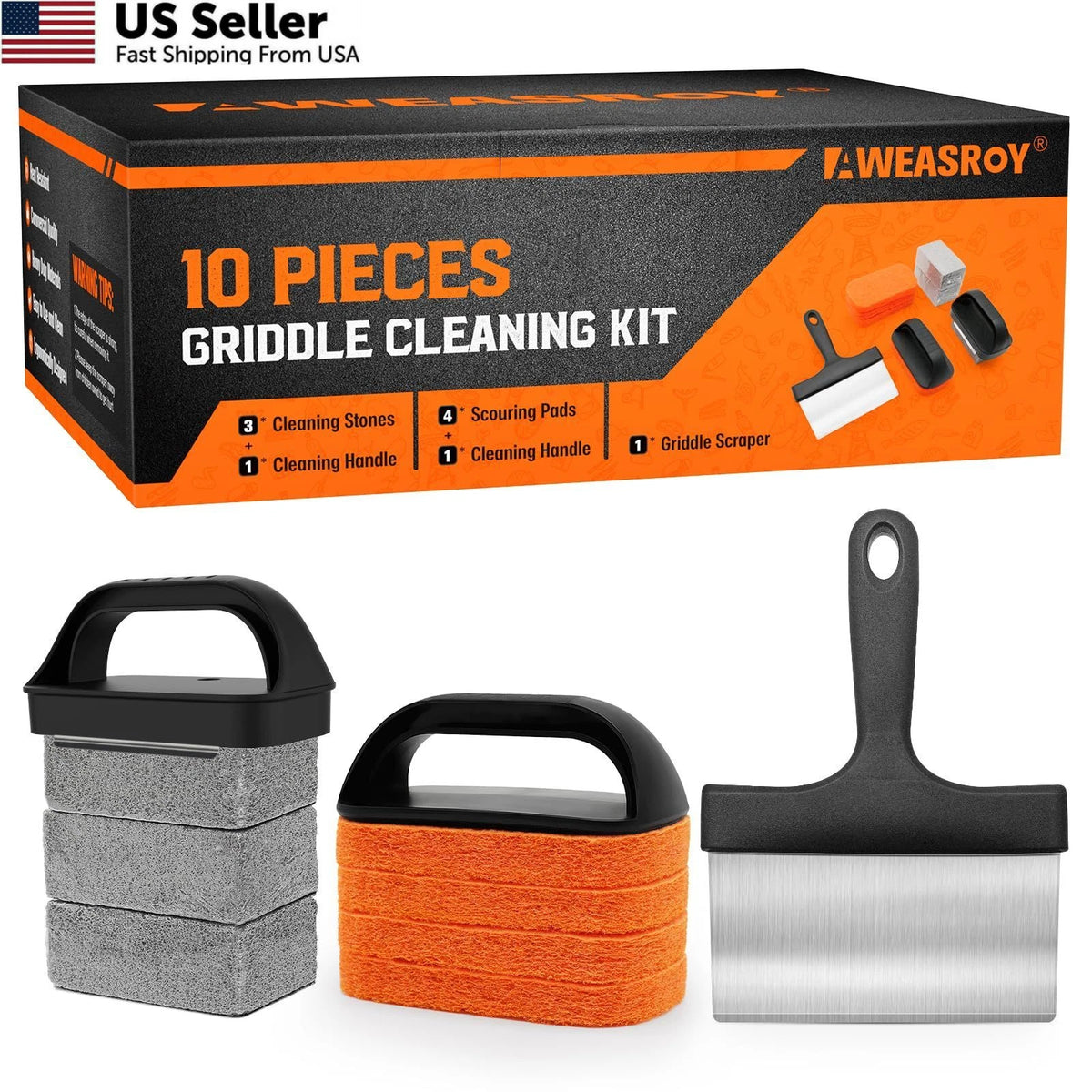 Griddle Cleaning Kit for Blackstone Flat Top Grill