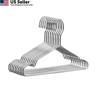 10 Pack Wire Coat Hangers for