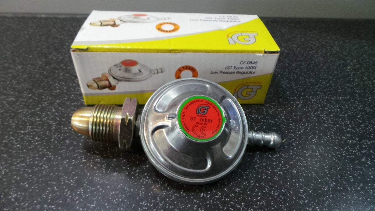 Propane Gas Regulator for Caravan Motorhome BBQ (37 mbar)