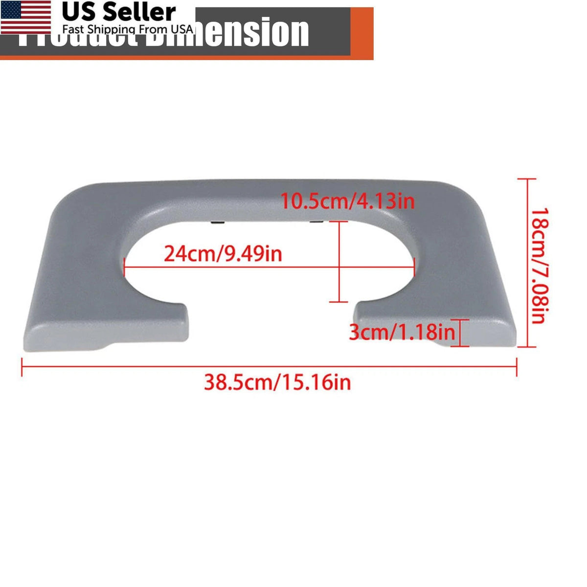 Center Console Cup Holder Pad Replacement for F250 (Medium)