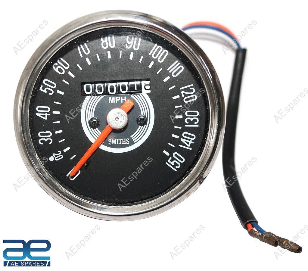 Replica Smiths 150 MPH Speedometer for Triumph Norton BSA Motorbikes