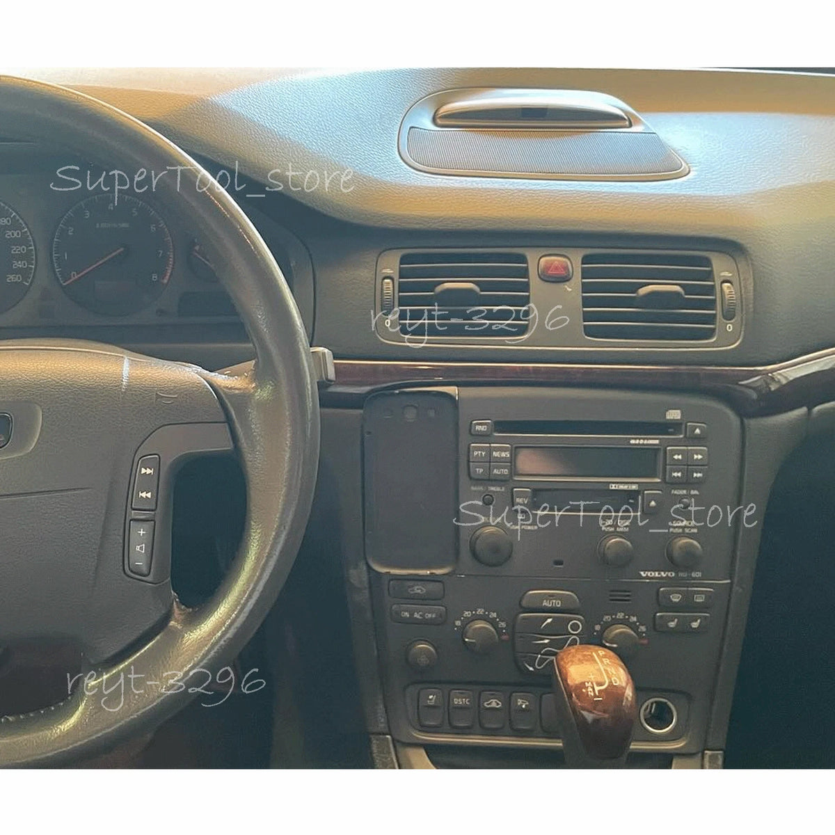 4+64GB CarPlay Android 15 Stereo Radio GPS Navi for Volvo S80 (2004–2008)