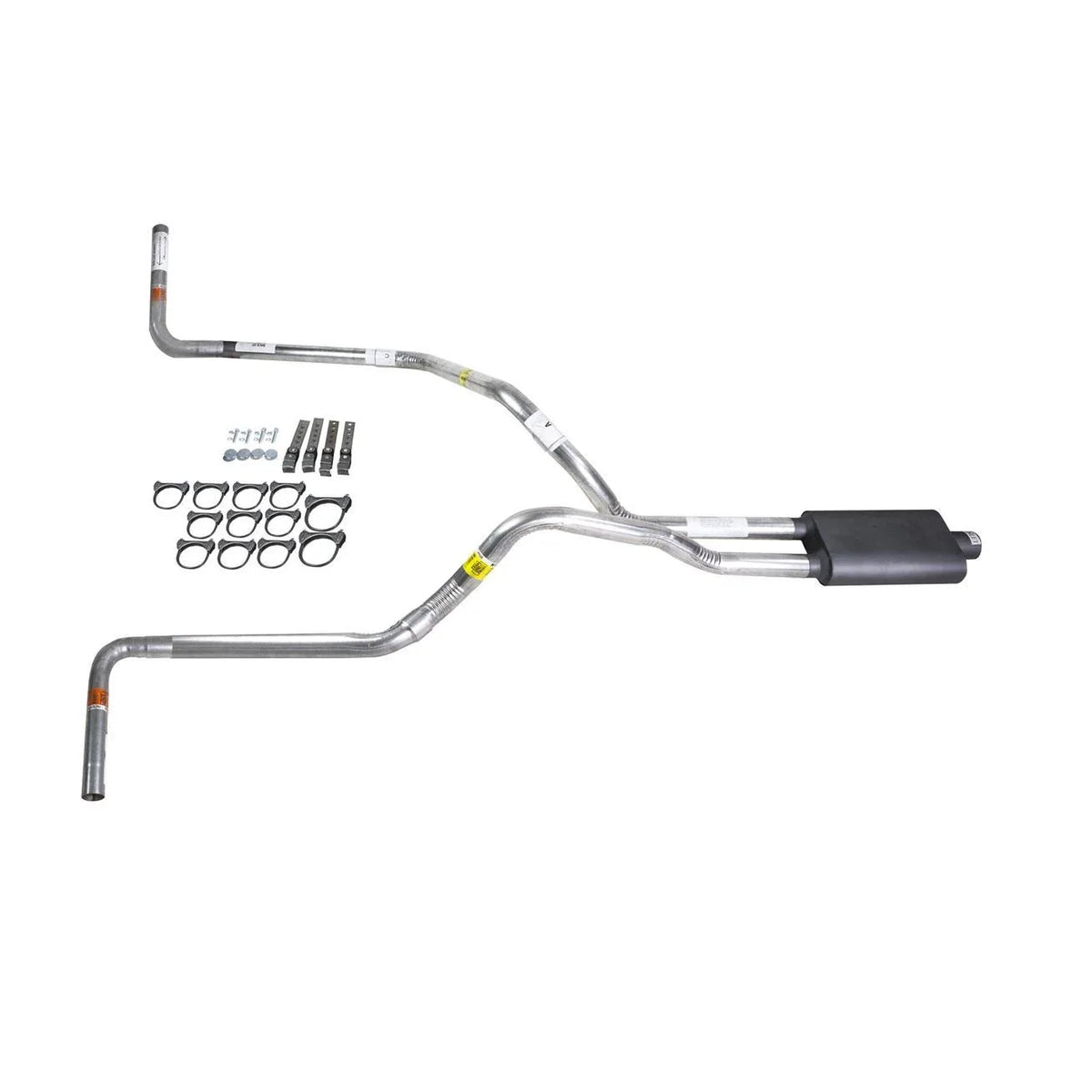 Dual Exhaust 2.5" Pipe & Flowsound Muffler for Titan (2004–2005)