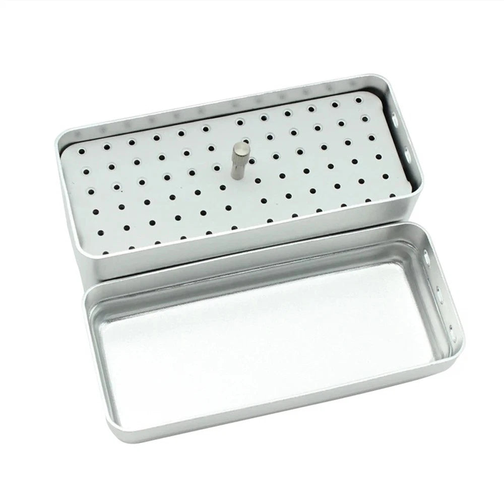 2X Dental FG Bur Endo File Holder Stand for Autoclave Disinfection Case