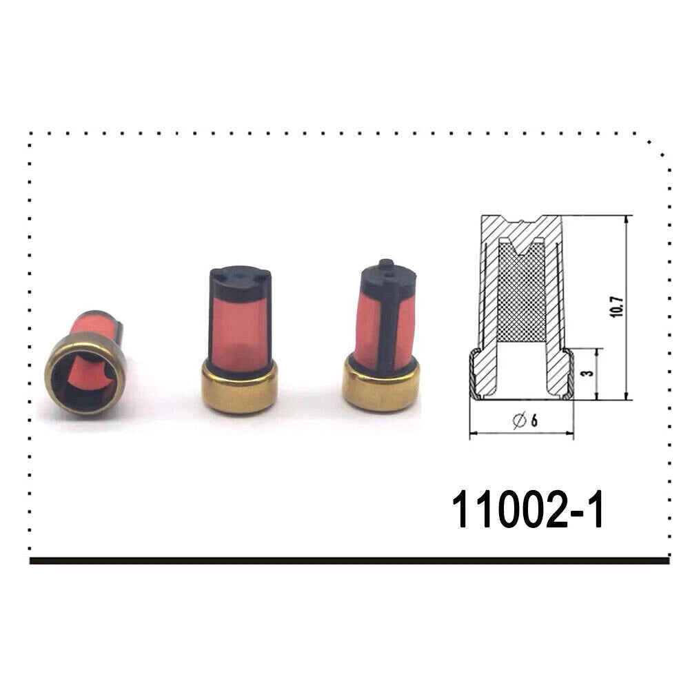 50 Pcs Fuel Injector Micro Basket Filter for Toyota Denso (ASNU003)