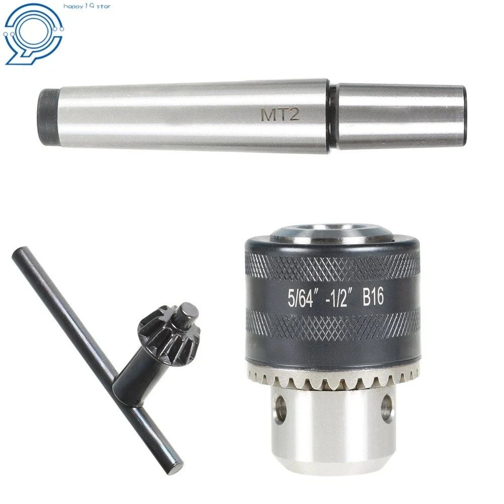 MT2 Arbor Tail Stock Drill Chuck Tool for Mini Metal Lathe