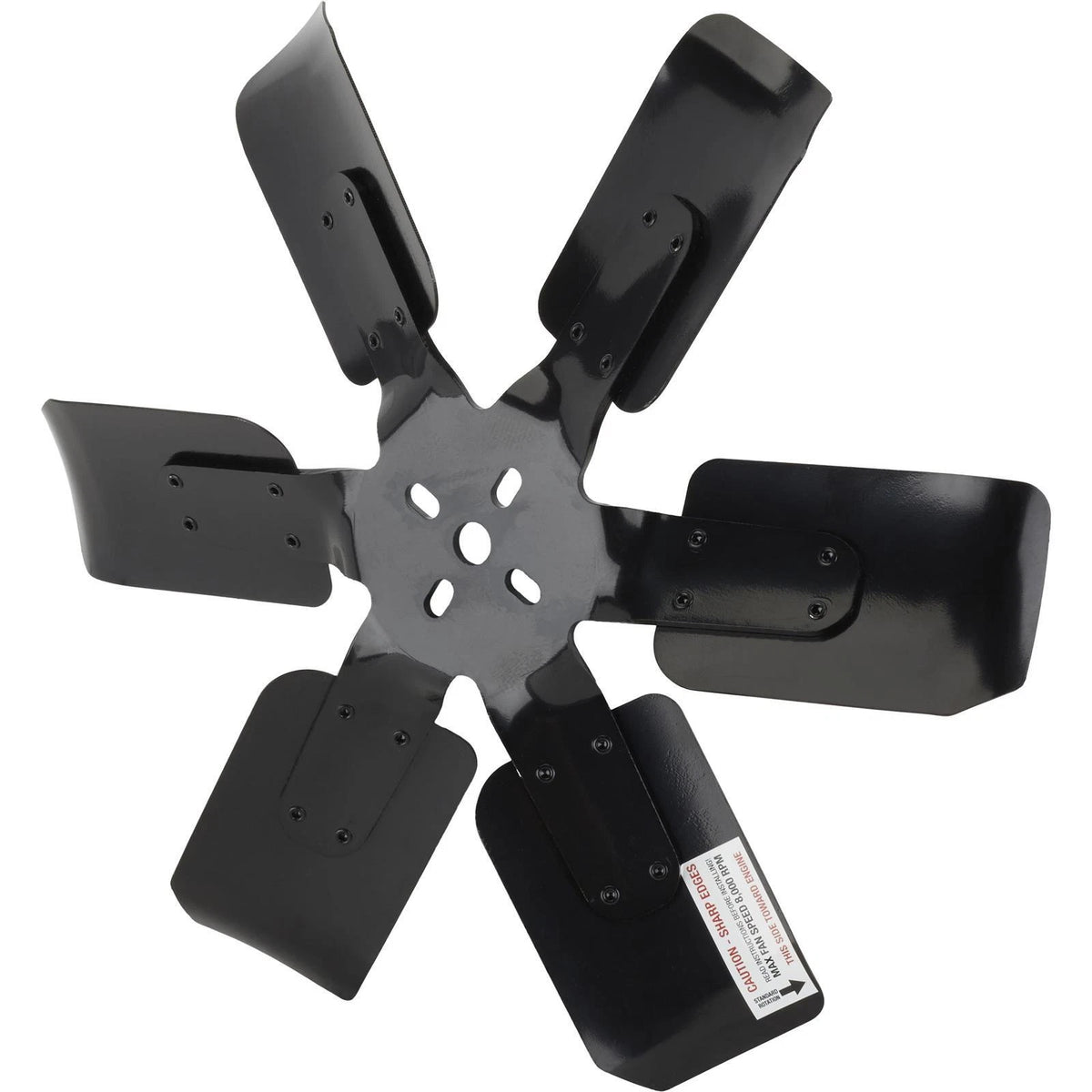 16 Inch 6 Blade Mechanical Steel Cooling Fan for Speedway Motors (9101571-16)