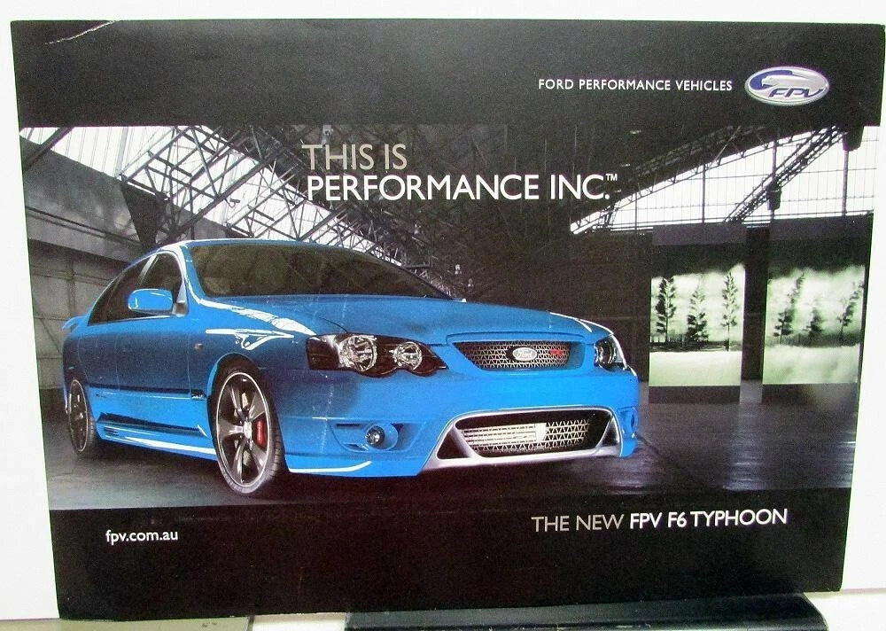Turbo Data Card for 2006 Ford FPV F6 Typhoon