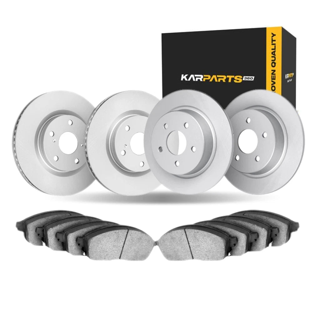 Set of 4 Brake Rotors for Volkswagen Golf/Jetta (2010–2014) ALX-PAU-DF-4504-74026-CLA1