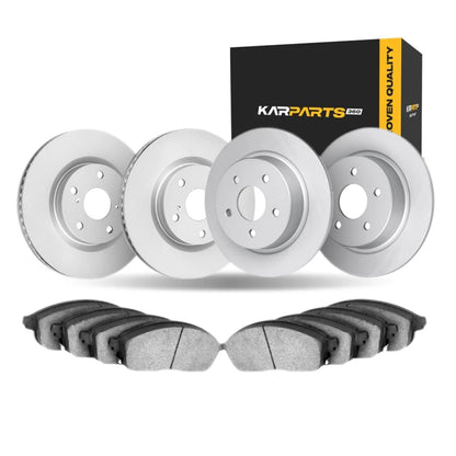 Set of 4 Brake Rotors for Volkswagen Golf/Jetta (2010–2014) ALX-PAU-DF-4504-74026-CLA1
