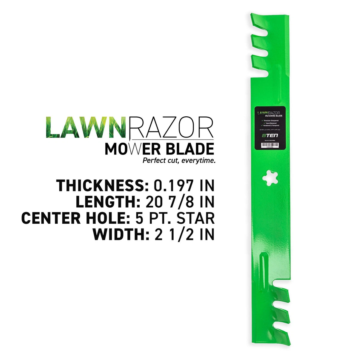 Mower Blades Deck Belt Kit for Jonsered LT16A LT18A LT17A LT2120A2 LT2117A (174883, 532174883, 531300767)