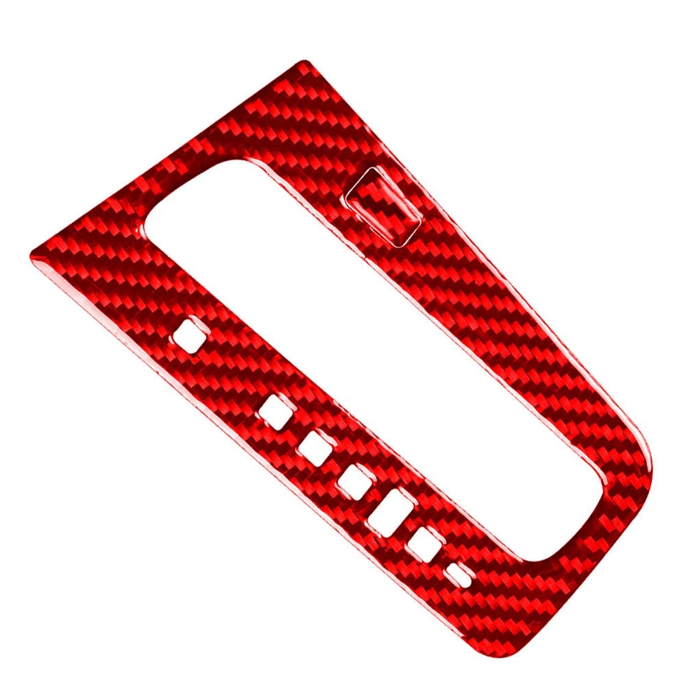 Carbon Red Gear Shift Panel Cover Trim for Honda Civic 2012–2015