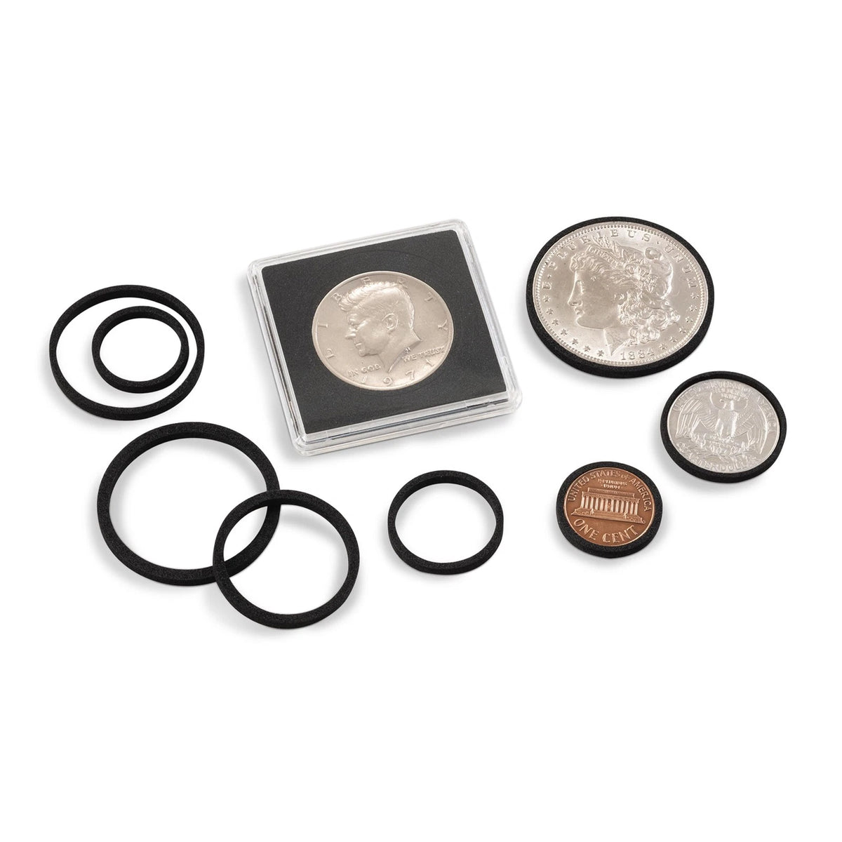 2X Snaplocks for Lighthouse QUADRUM (Universal Insert for Coins 16-41)