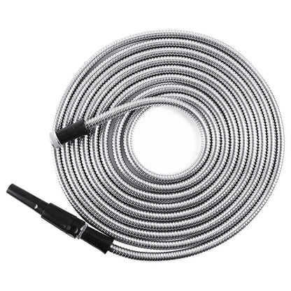 25 Ft Flexible Stainless Steel Water Pipe for Garden