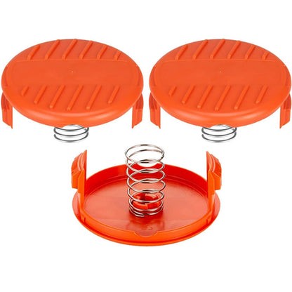 3X Replacement Spool Cap & Spring for Black & Decker LST201 LST220 LST300