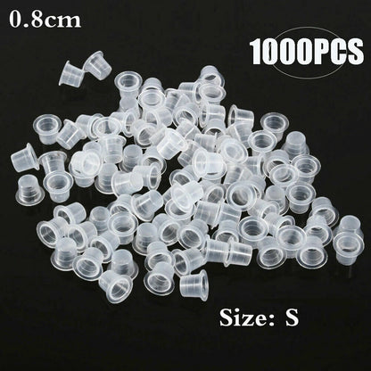 1000PCS Ink Caps for Tattoo Supplies (8mm)