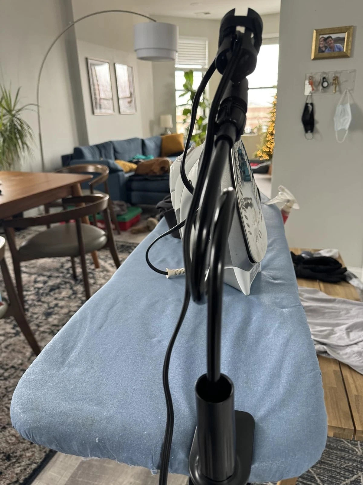 Universal Flexible Iron Cord Minder for Ironing Board