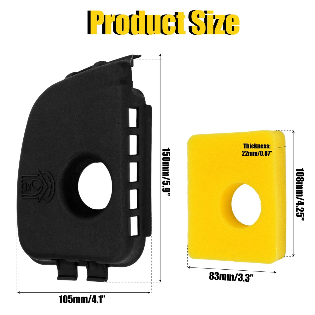 Air Cleaner Cover Filter Replacement for Briggs and Stratton
