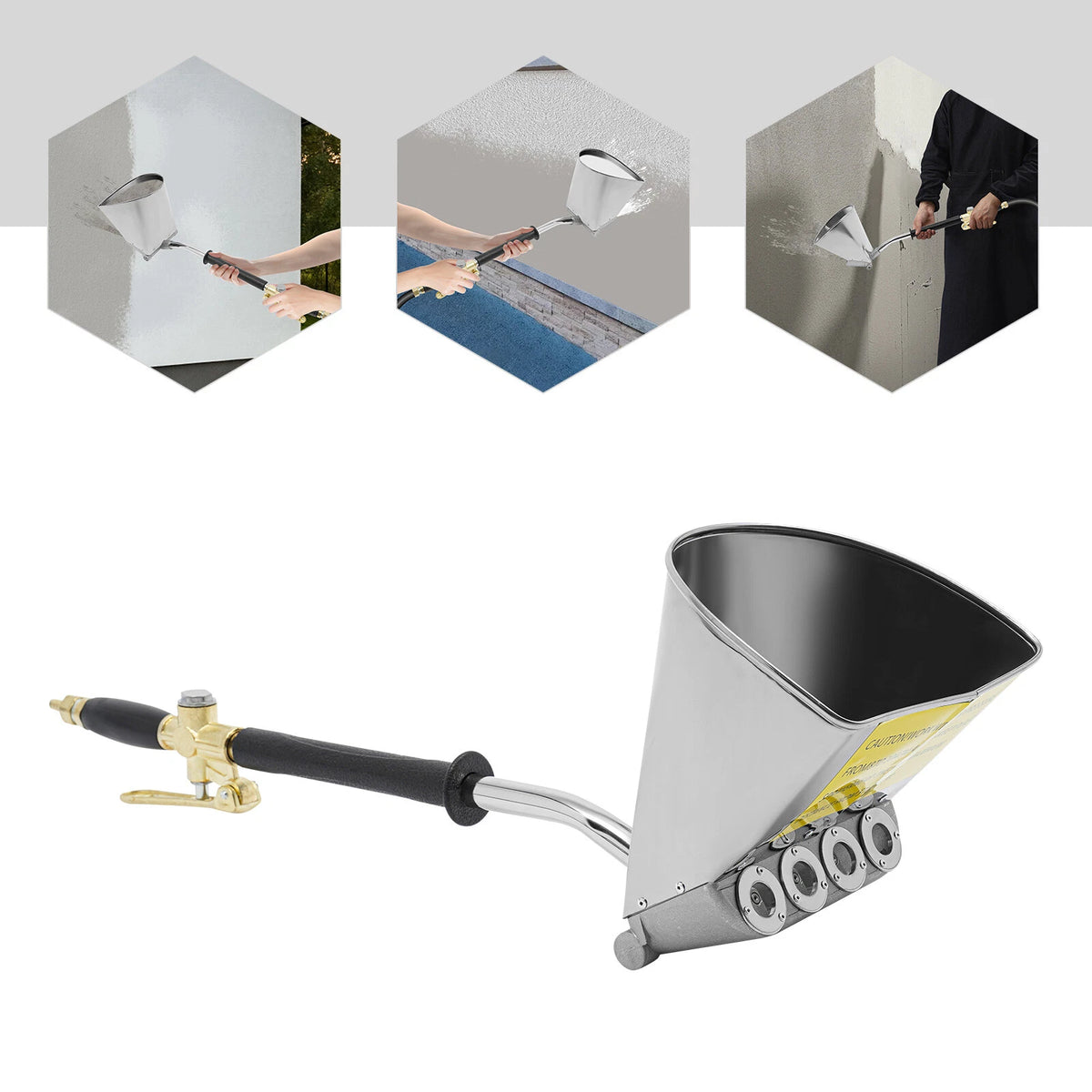 4 Jet Stucco Sprayer for Wall Mortar Spray