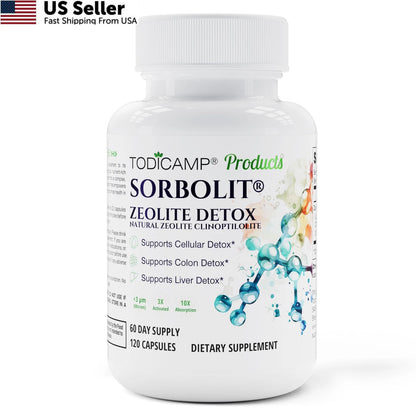 Zeolite Detox Charcoal for Adults - 120 Count