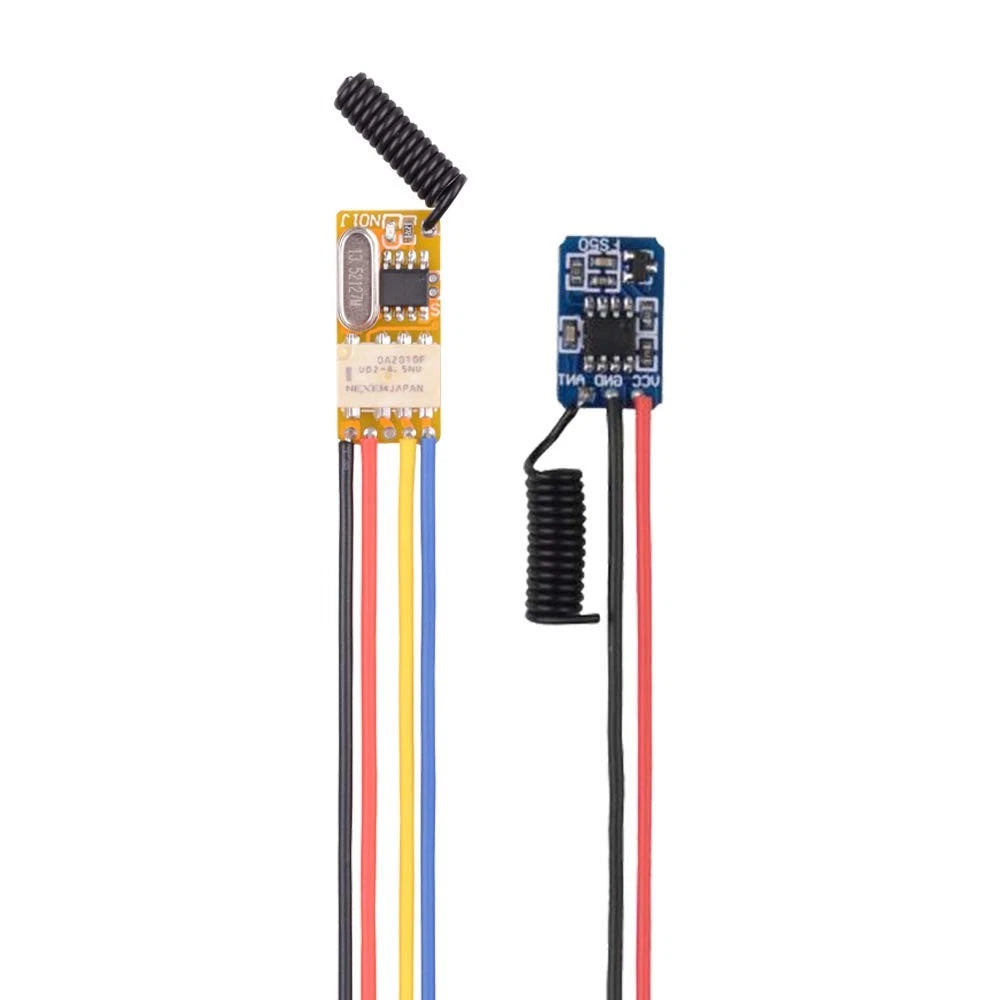 Wireless Remote Control Switch for Mini PCB 433MHz (3.7-12V)