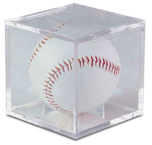 1 Ball Baseball Holder UV Protected Clear Display Stand Archival Safe Stackable