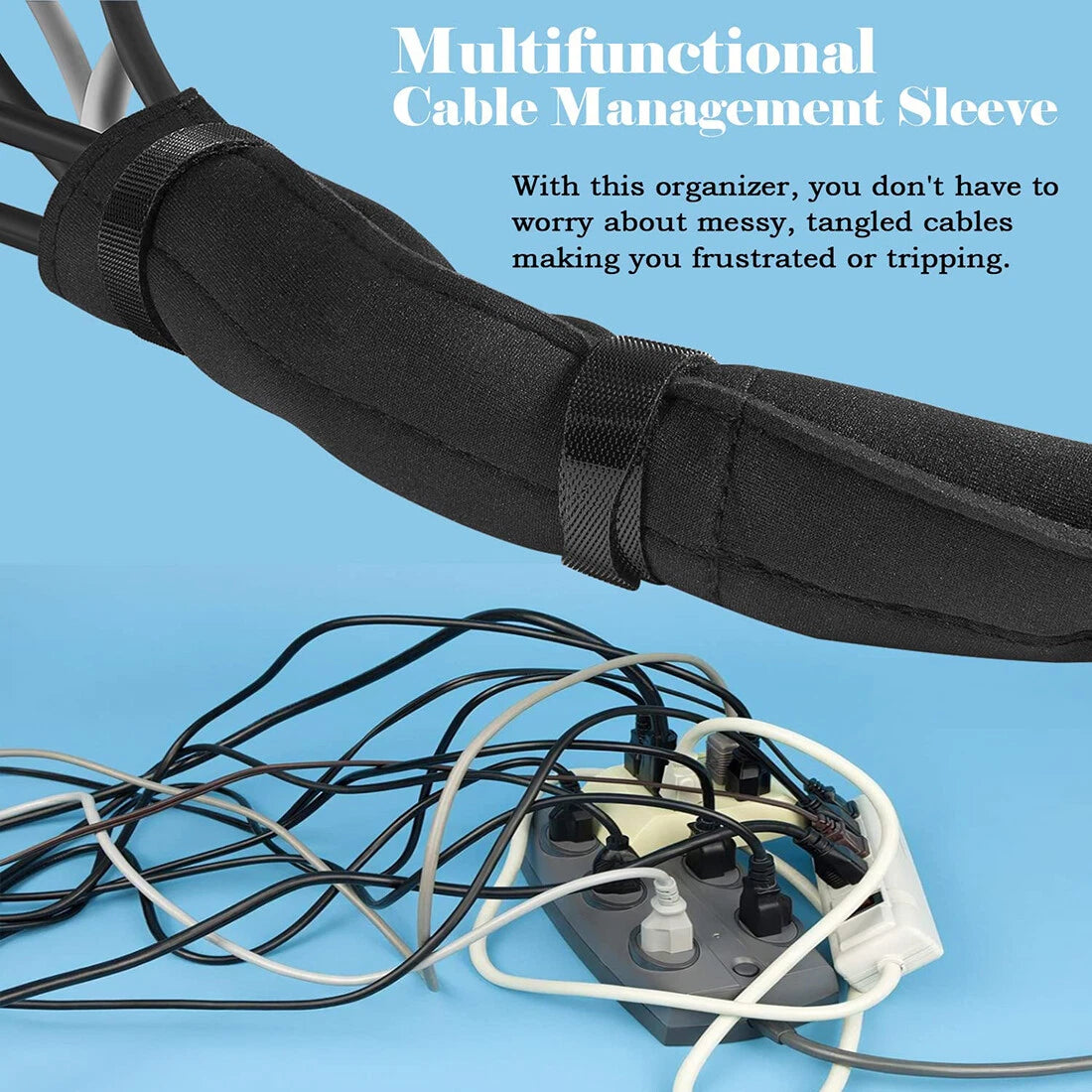 Trolling Motor Cable Organizer Sleeve for (60 inches)