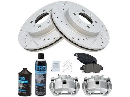 Set of 4 Brake Pads and Rotors for Honda Fit (2009–2013) 94353NXPT