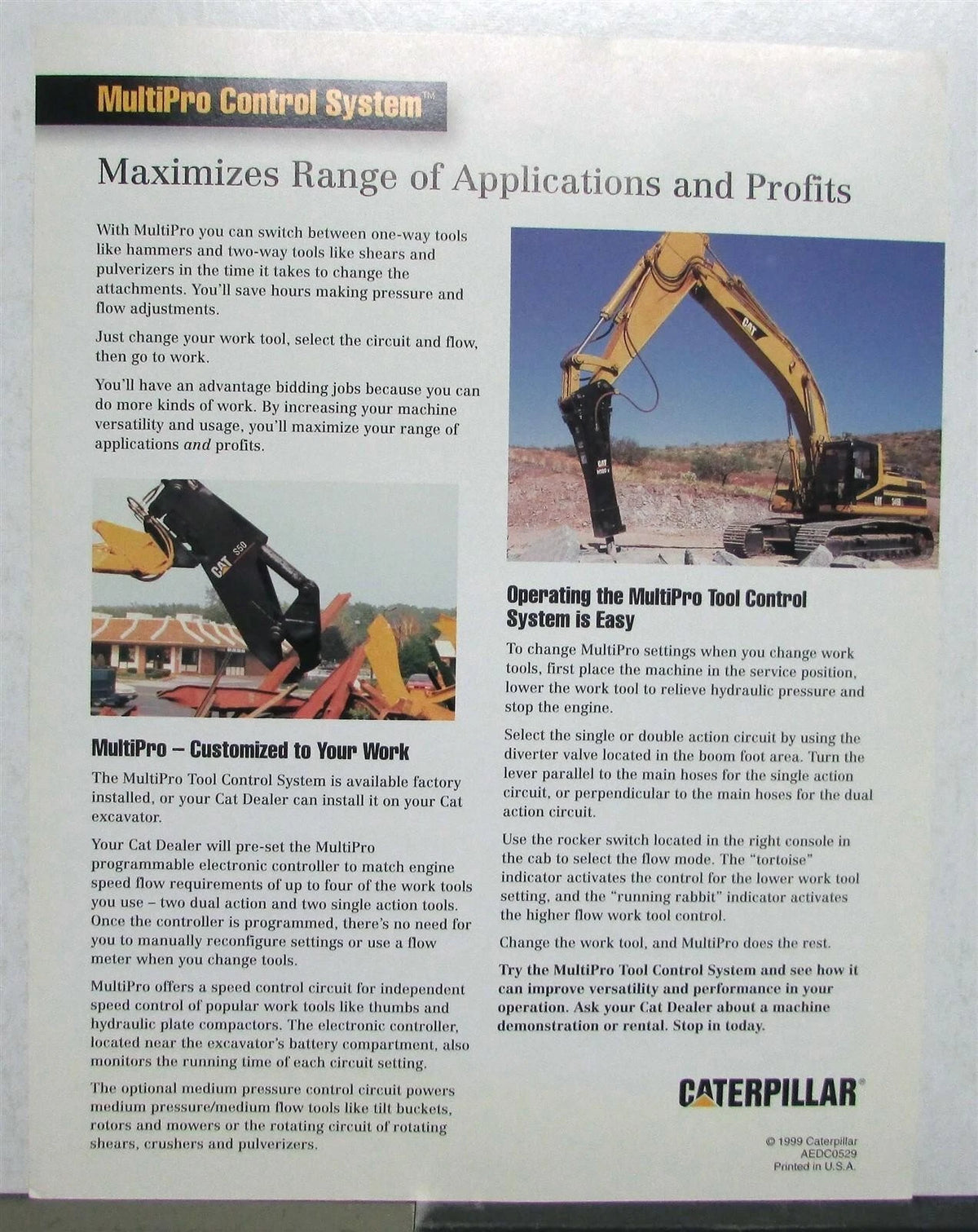 Multipro Tool Control System for Caterpillar (1999)