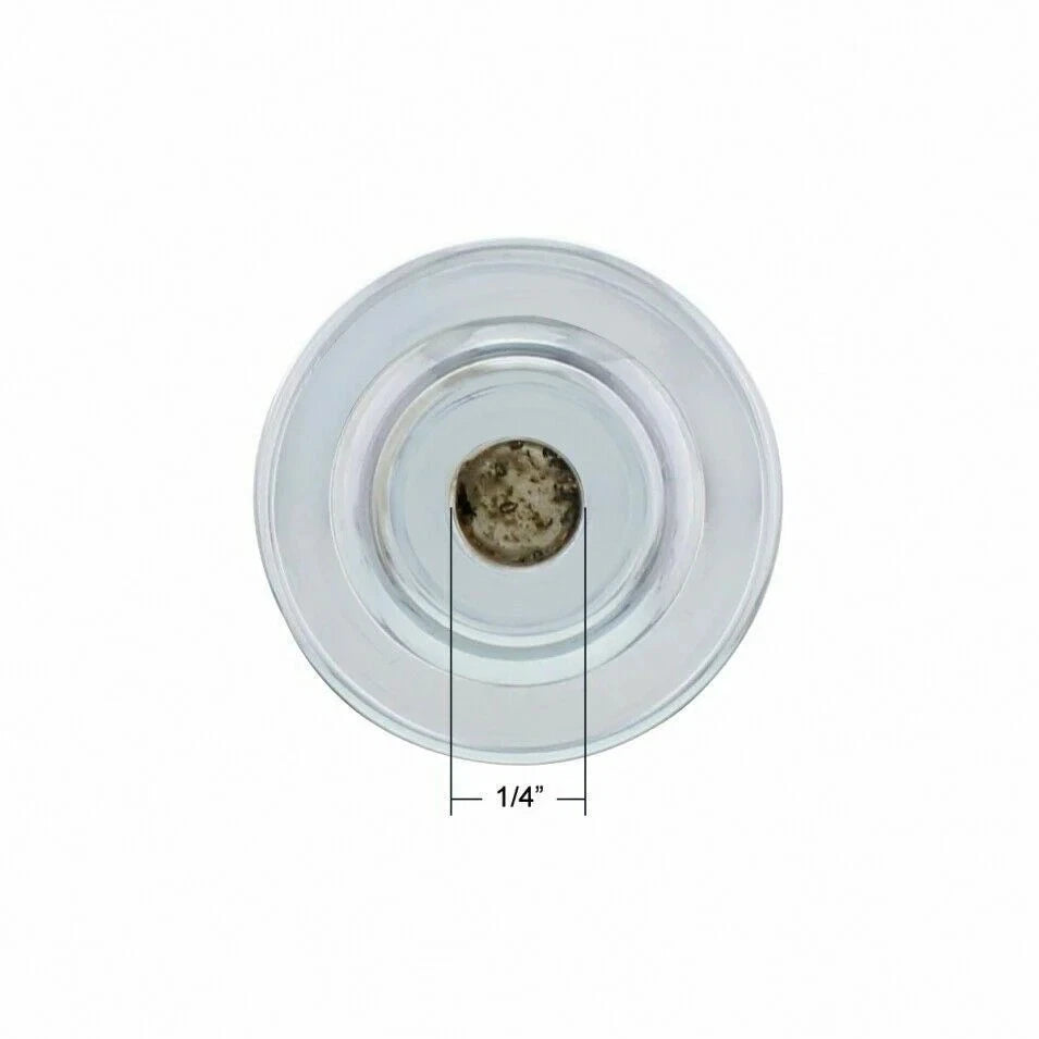 Set of 2 Dash Knobs for Universal Vehicles (Chrome, #23197)