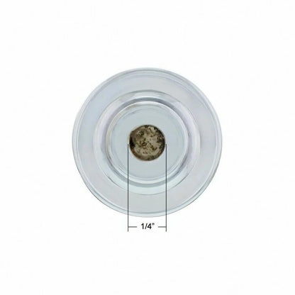 Set of 2 Dash Knobs for Universal Vehicles (Chrome, #23197)