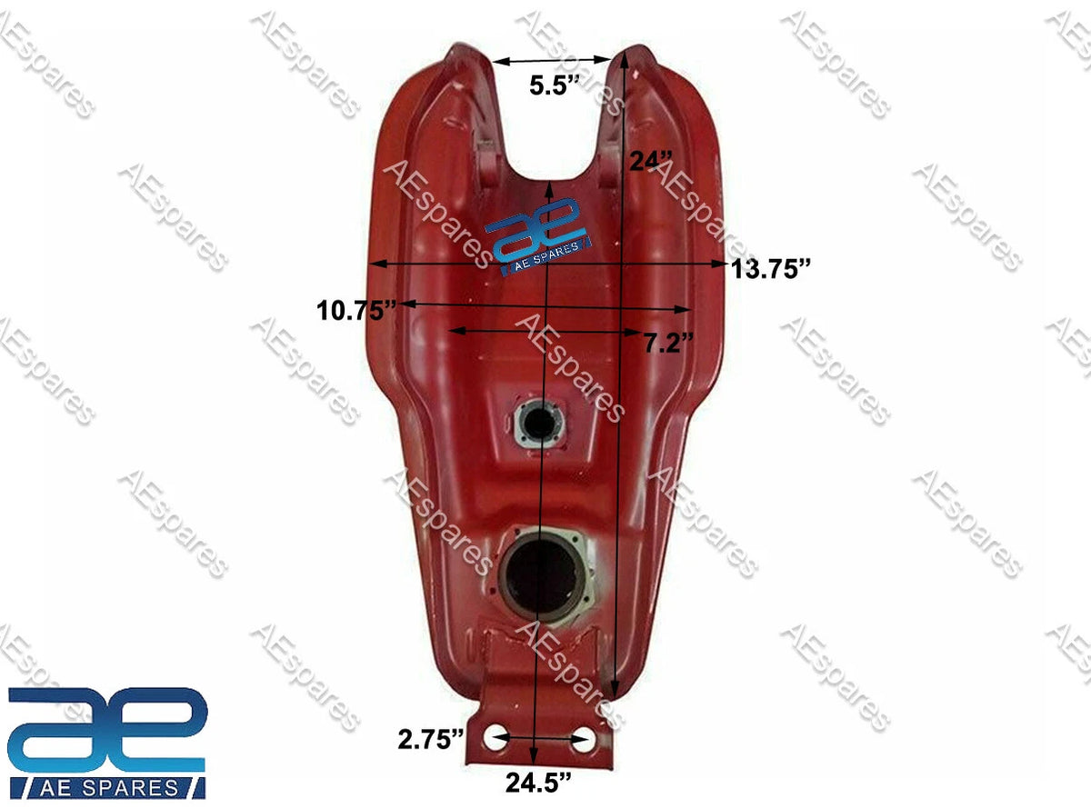 Fuel Tank for Royal Enfield GT Continental 535cc (2013–2017) Red