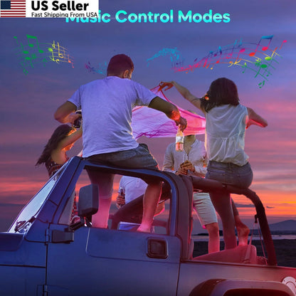 LED Interior Lights for Car Accessories (RGB)
