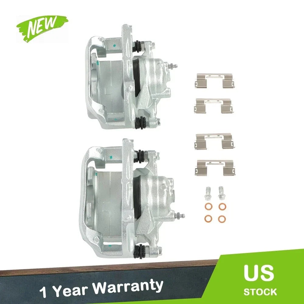 Brake Calipers Front Pair with Bracket for 2014-2015 Chevrolet Cruze 2.0L
