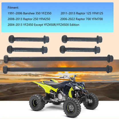 A Arm Bolt Nut Kit for Yamaha Banshee 350, Raptor 700, YFZ450 (1997–2023)