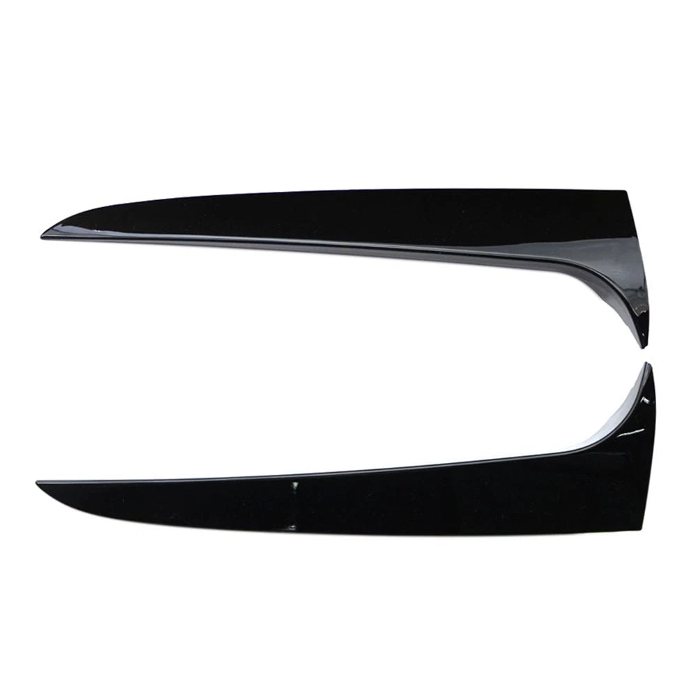 1 Pair Glossy Black Rear Window Spoiler Side Wing Trim for BMW X3 (2011–2017)