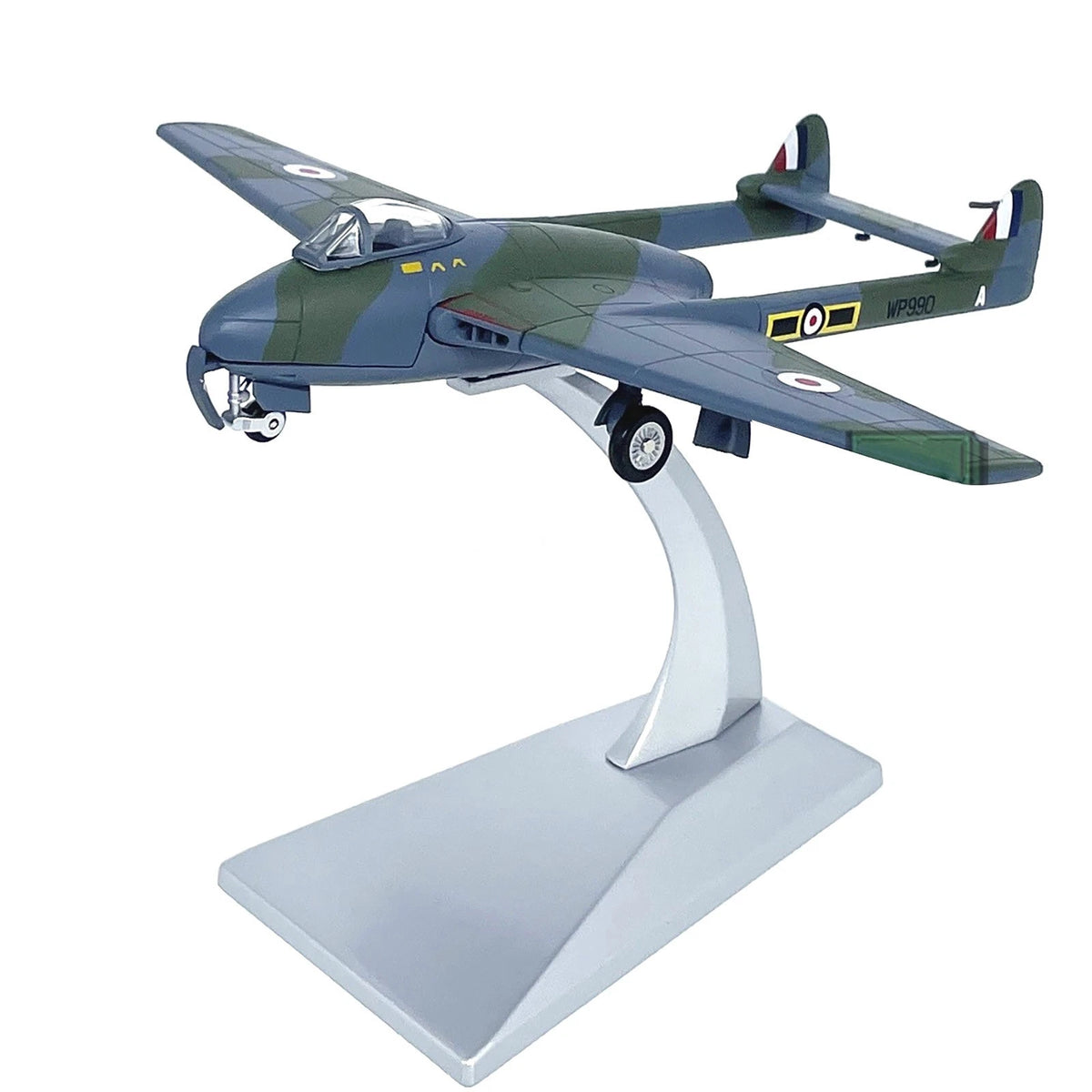 Diecast Alloy Jet Model for De Havilland D.H.100 Vampire Fighter